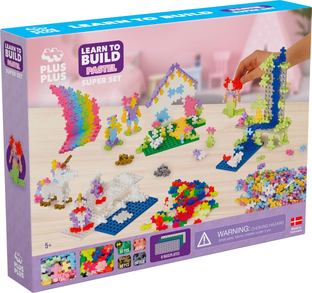 Plus-Plus Learn to Build Super Set Pastel|