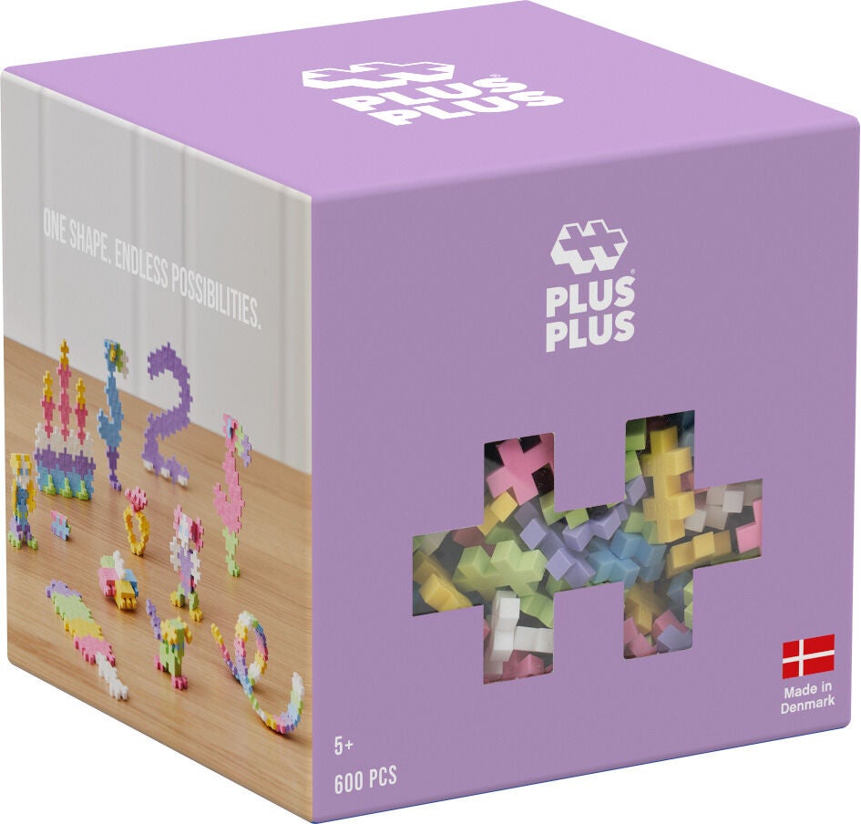 Plus-Plus Pastel Learn To Build 600 Delar|