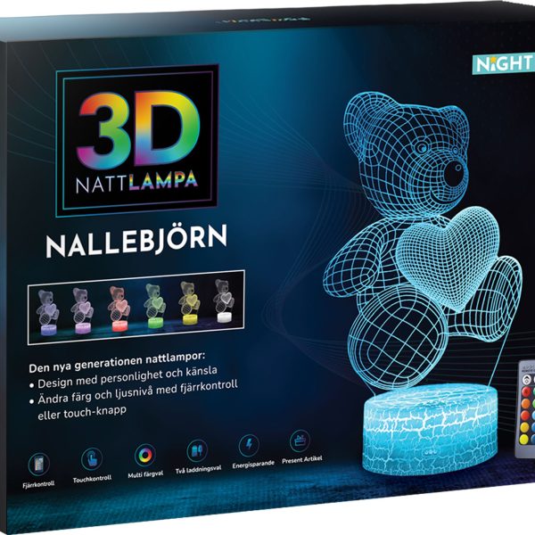 Powerpal 3D-Nattlampa|Björn