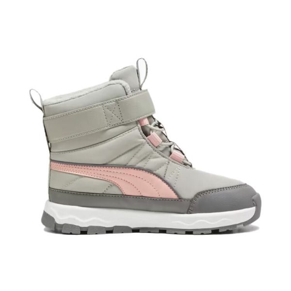 Puma Evolve Puretex AC Inf Vinterkängor|Smokey Gray/Future Pink/White