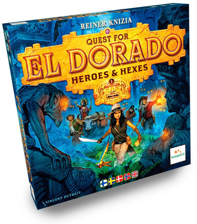 Quest for El Dorado: Heroes &  Hexes sällskapsspel