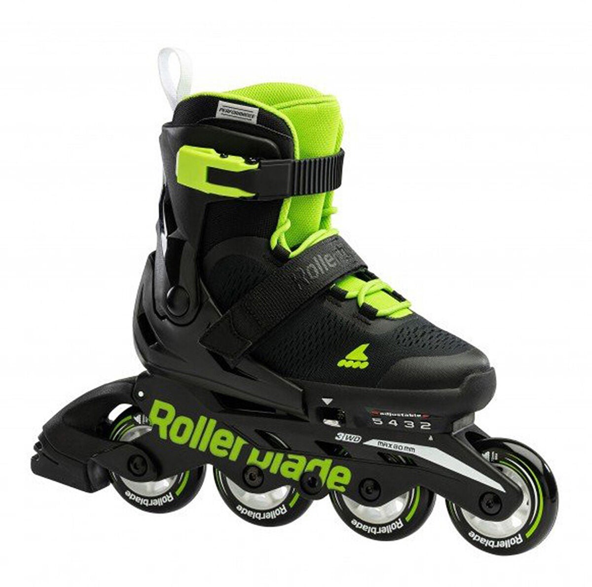 ROLLERBLADE MICROBLADE Svart/Grön 230|