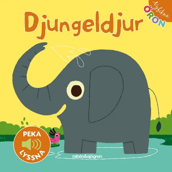 Rabén &  Sjögren Nyfikna Öron Djungeldjur Bok