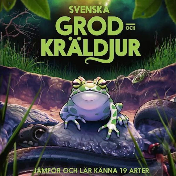 Rabén &  Sjögren Svenska Grod- Och Kräldjur Bok