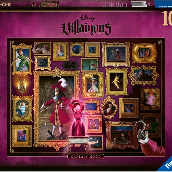 Ravensburger Disney Villaiuous Pussel Kapten Krook 1000 Bitar|