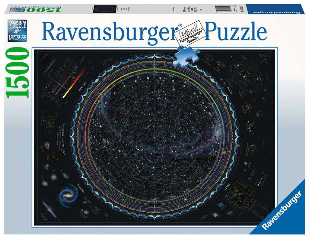 Ravensburger Map of the Universe Pussel 1500 Bitar|