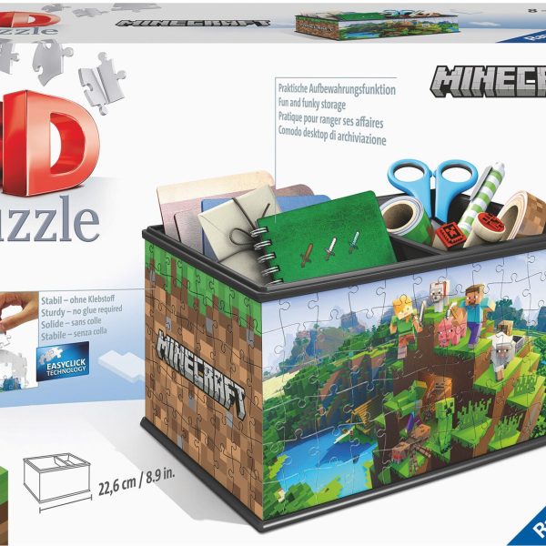 Ravensburger Minecraft Pussel Skattkista 108 Bitar|