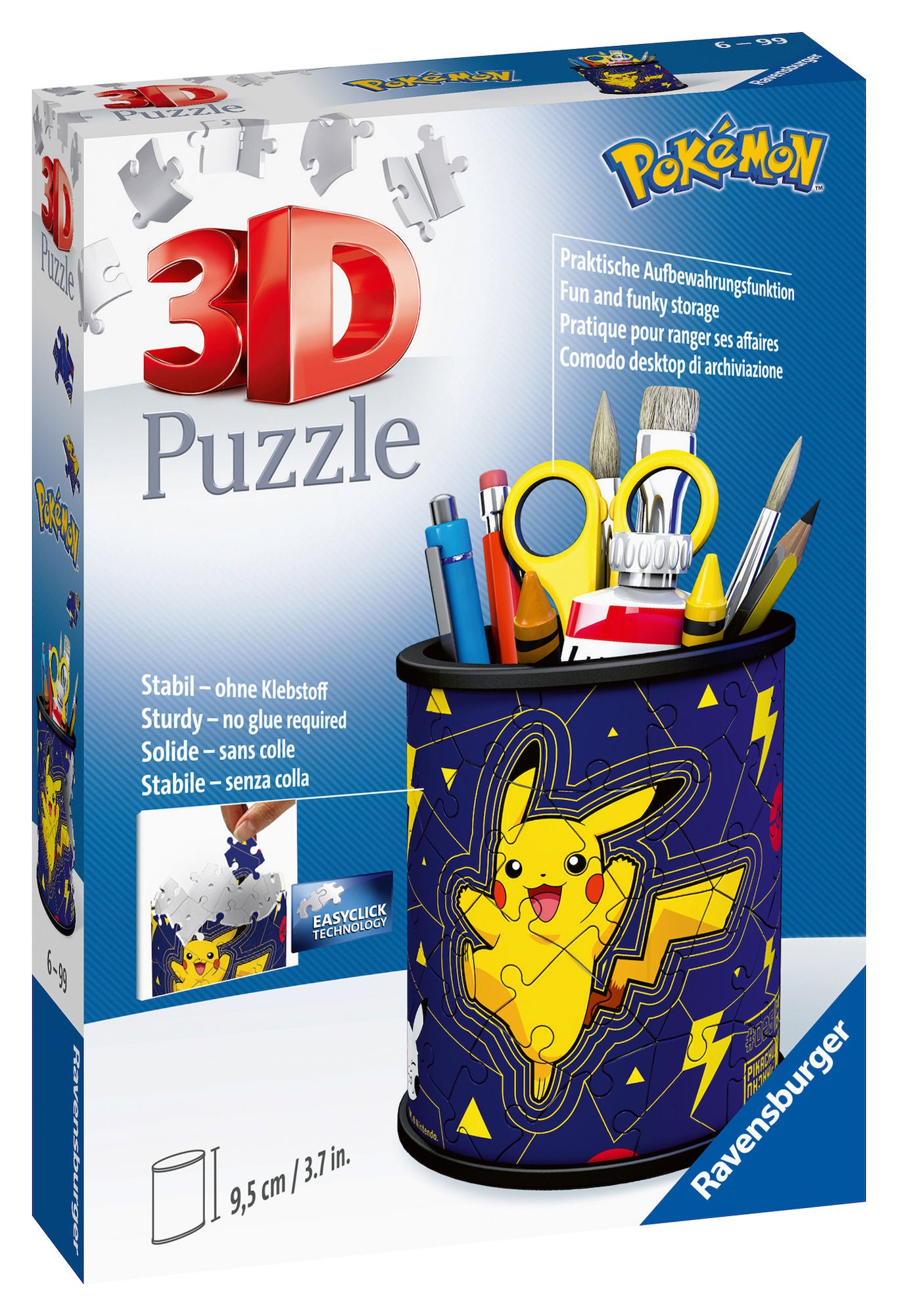 Ravensburger Pokemon 3D-Pussel Pennställ|54 Bitar