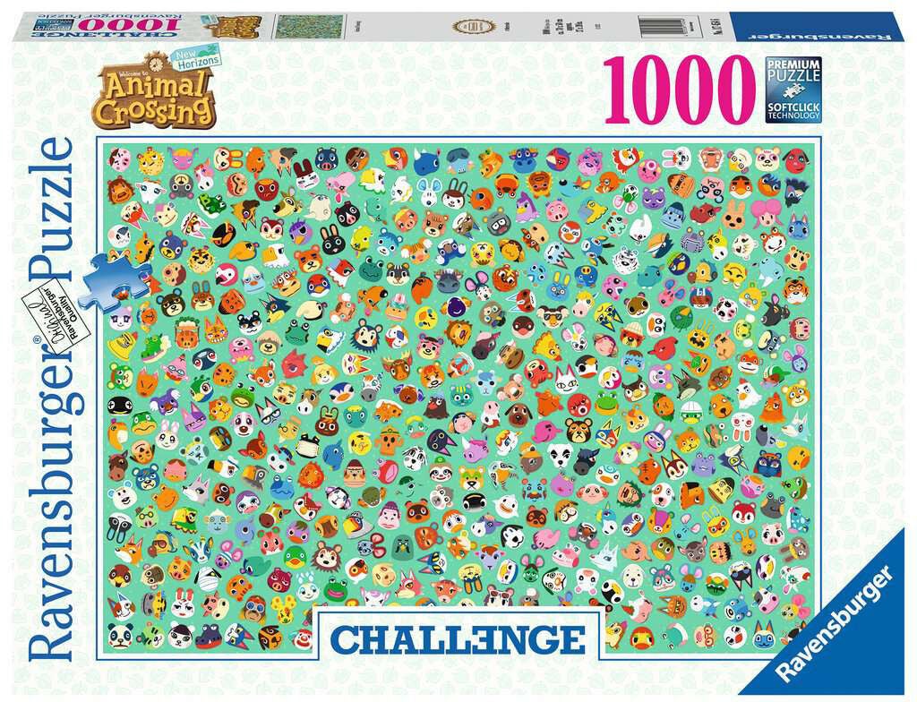 Ravensburger Pussel Animal Crossing Challenge 1000 Bitar|