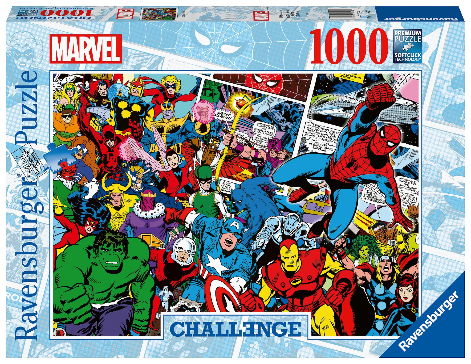 Ravensburger Pussel Challenge Marvel 1000 Bitar|