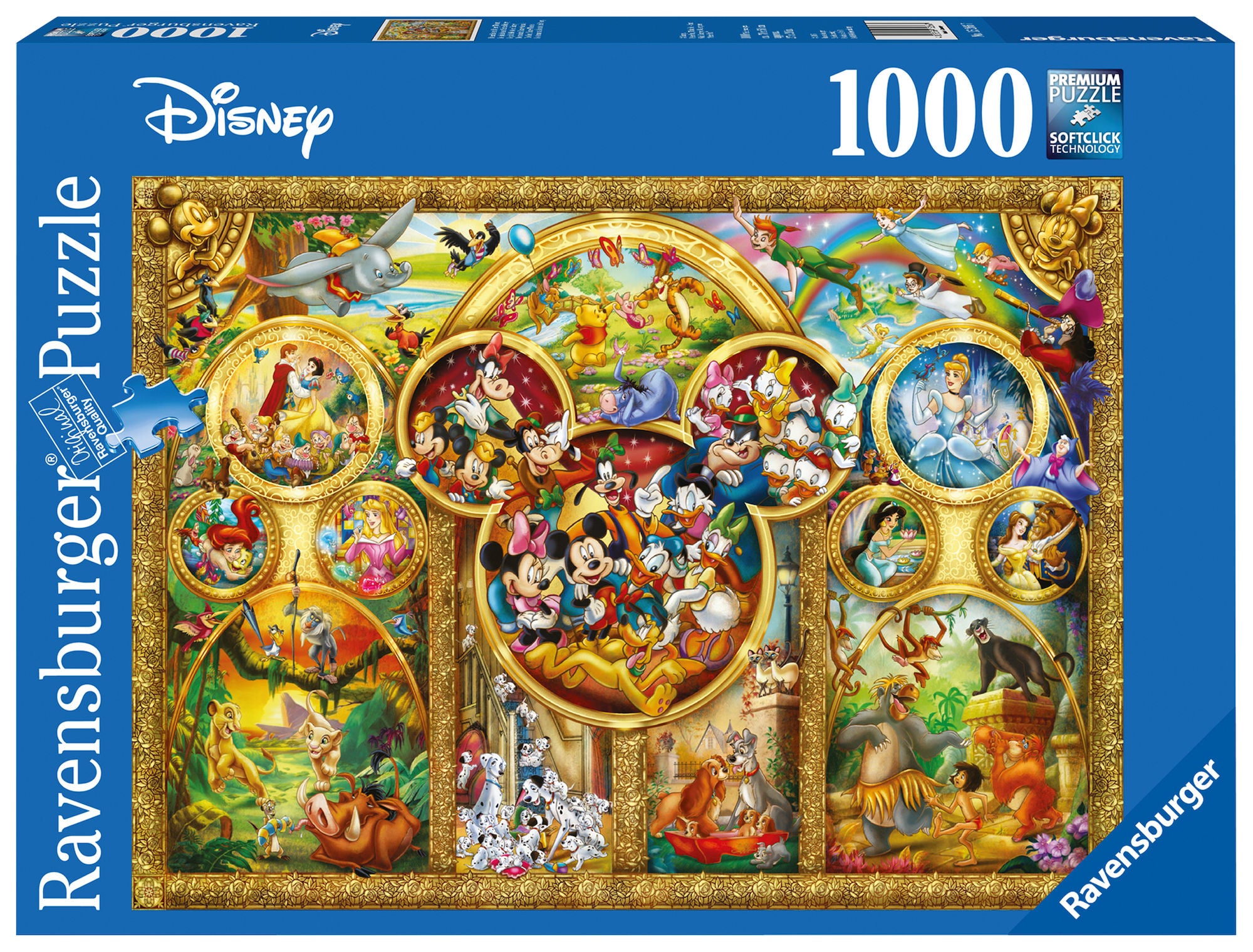 Ravensburger Pussel De Bästa Disney-teman 1000 Bitar|