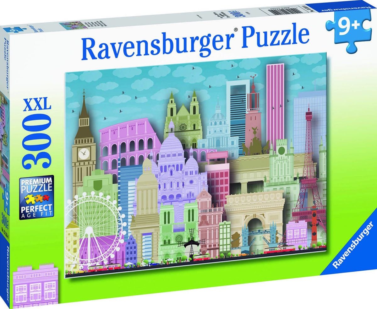 Ravensburger Pussel Karta Över Europa 300 Bitar|