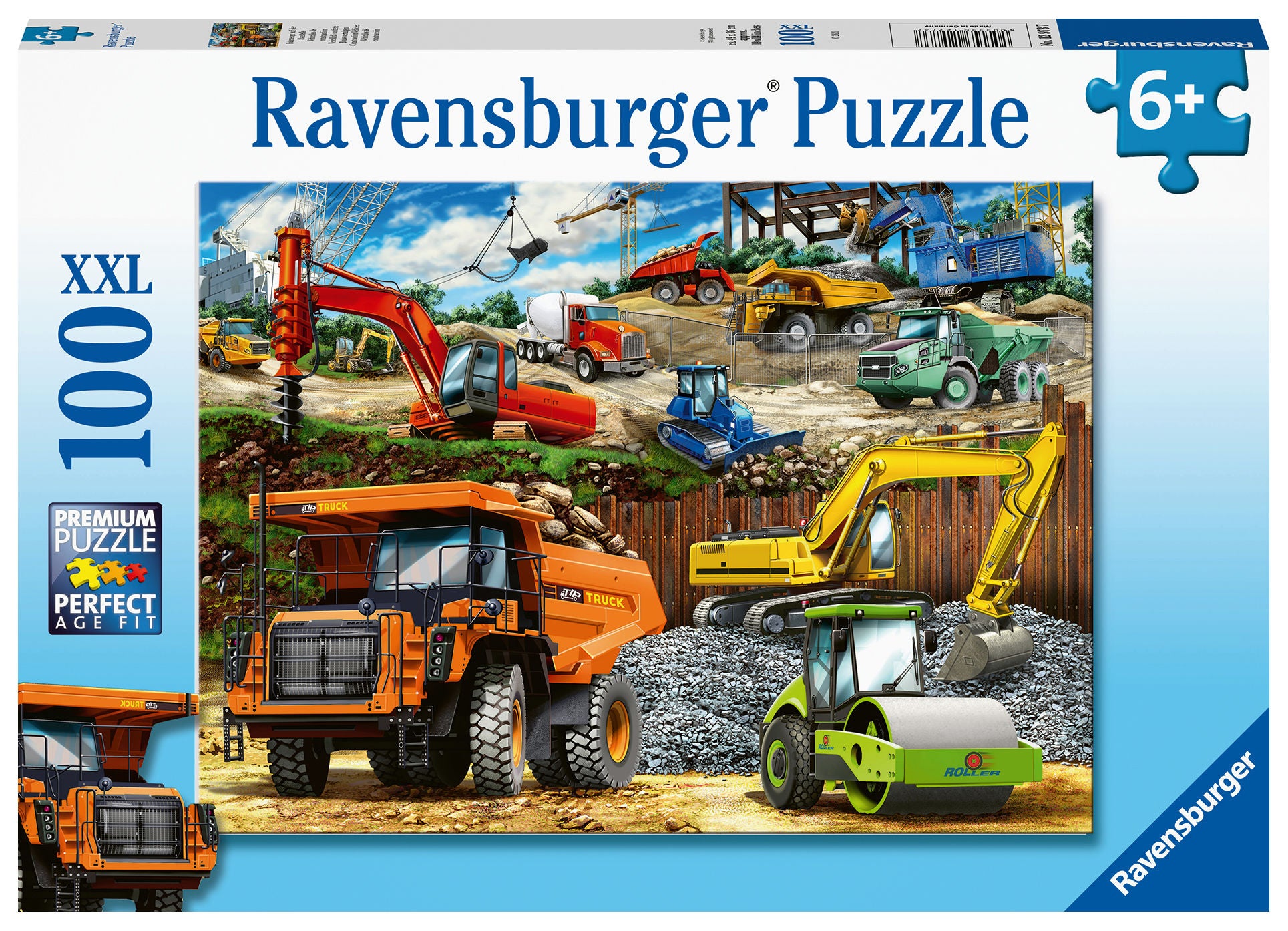 Ravensburger Pussel Konstruktionsfordon|100 Bitar