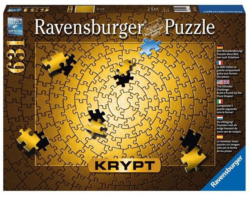 Ravensburger Pussel Krypt Gold 631 Bitar