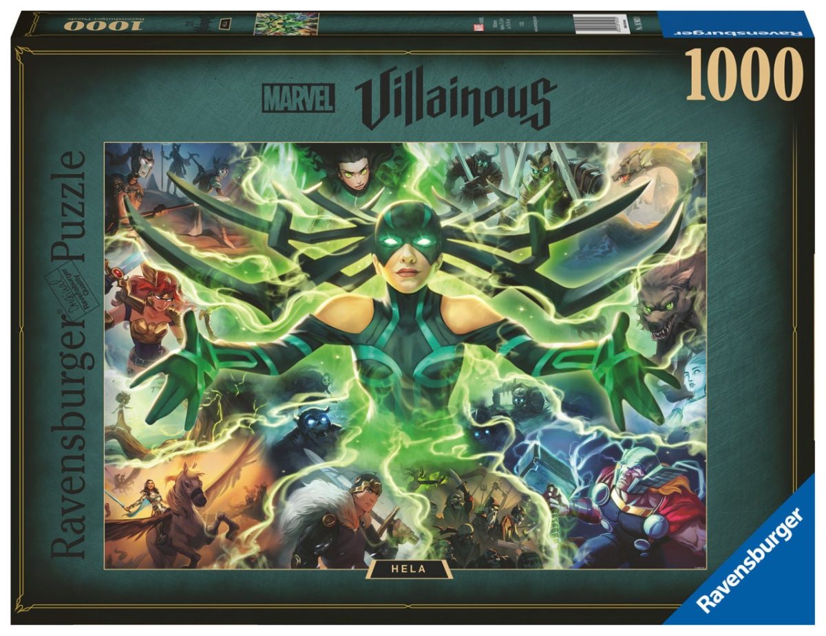 Ravensburger Pussel Marvel Villainous Hela 1000 Bitar|