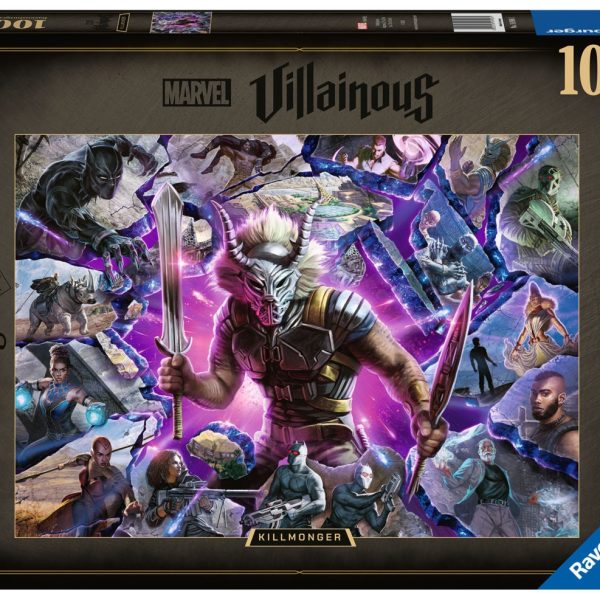 Ravensburger Pussel Marvel Villainous Killmonger 1000 Bitar|