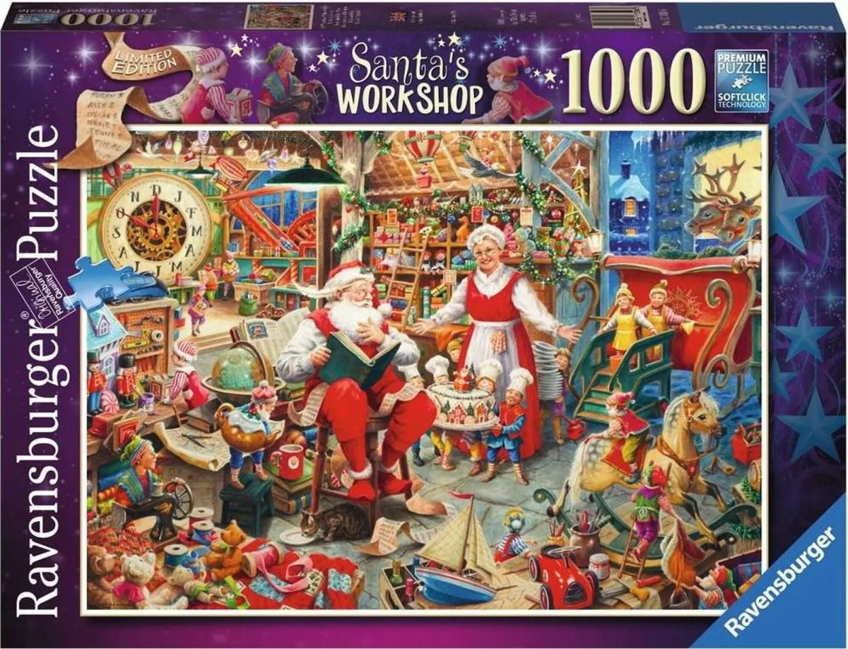 Ravensburger Pussel Santa's Workshop 1000 Bitar