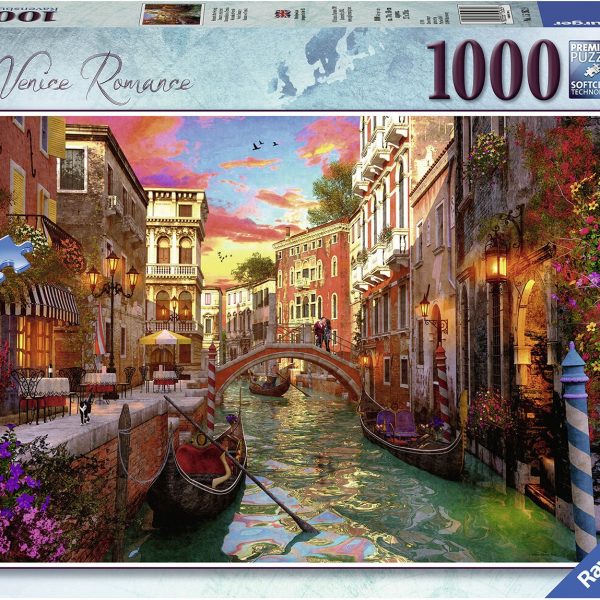 Ravensburger Pussel Venedig Romantik 1000 Bitar|