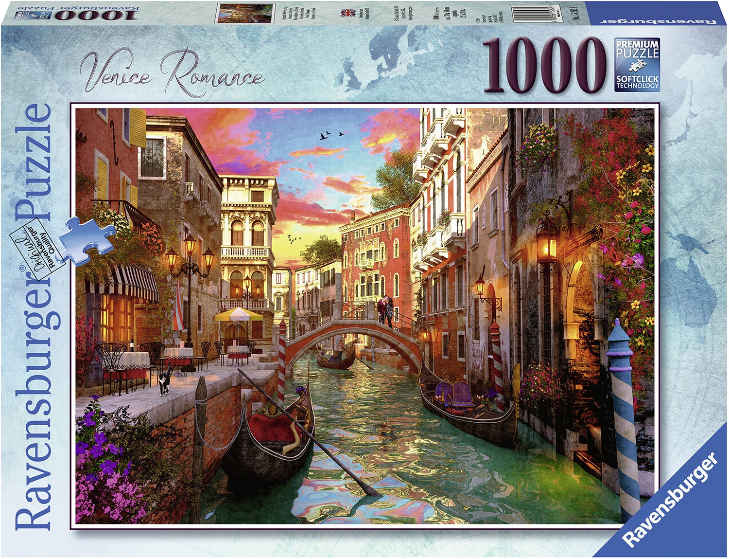 Ravensburger Pussel Venedig Romantik 1000 Bitar|