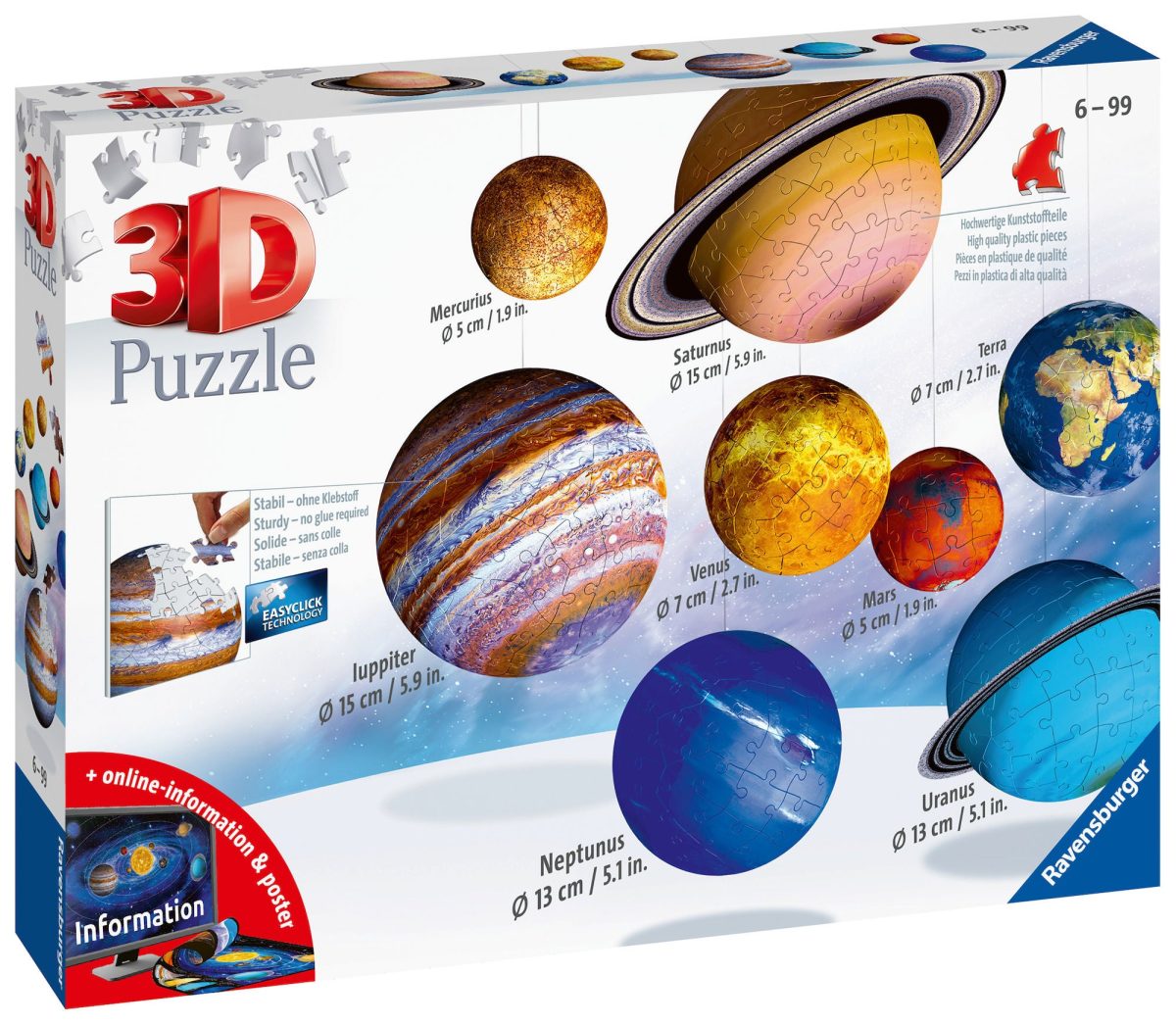 Ravensburger Solar System 3D-Pussel|27