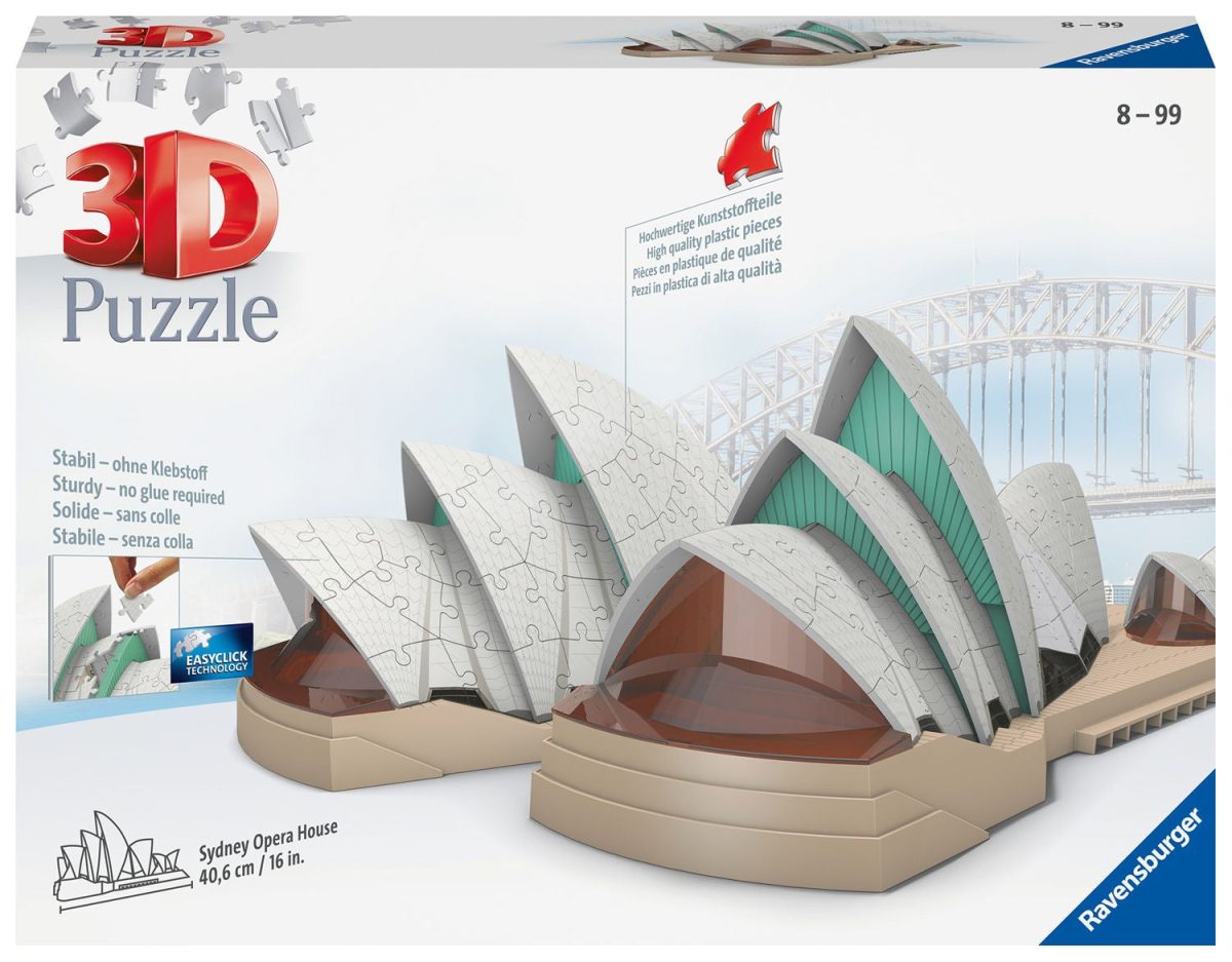 Ravensburger Sydney Opera 3D-Pussel|216 Bitar