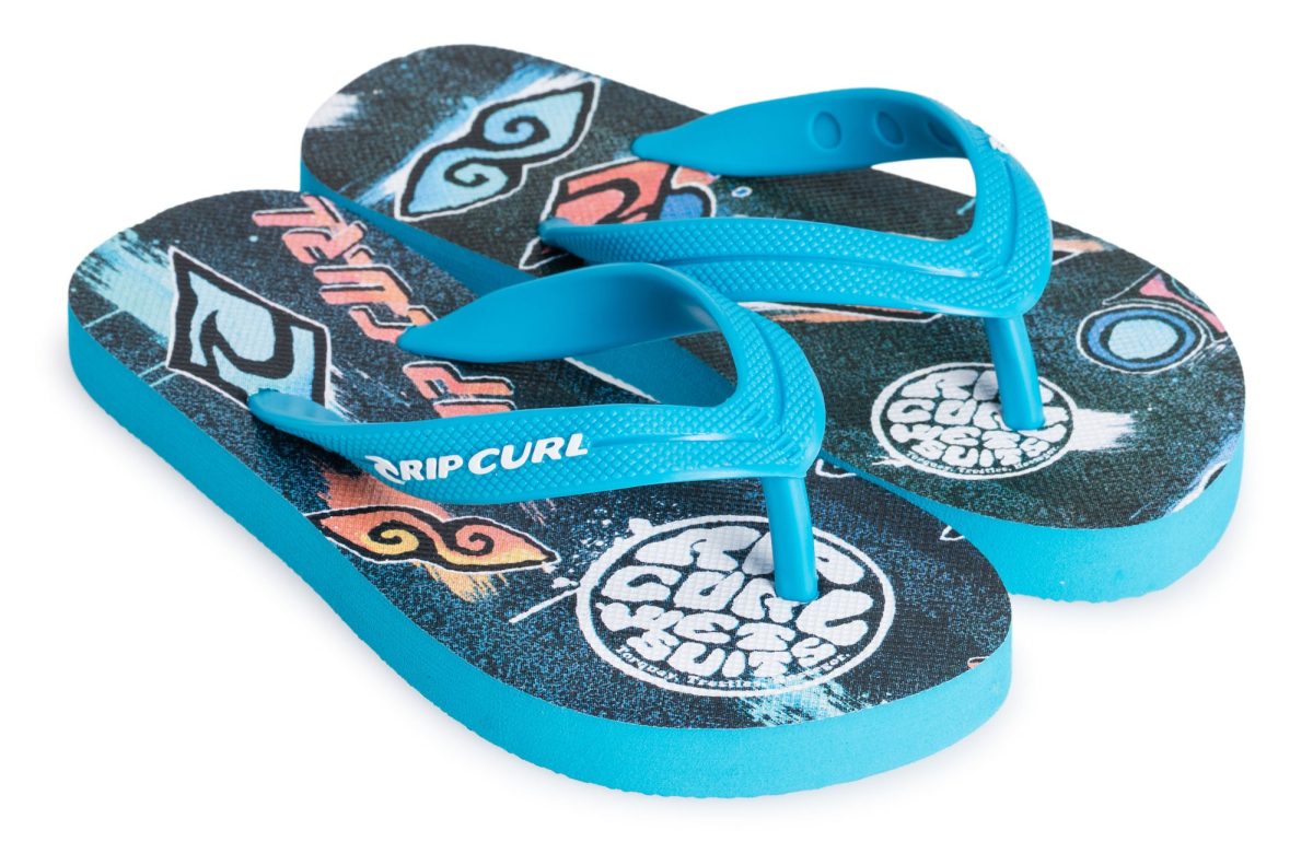 Rip Curl Brush Strokes Flip Flop|Blue 31