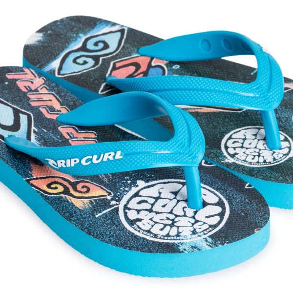 Rip Curl Brush Strokes Flip Flop|Blue 31