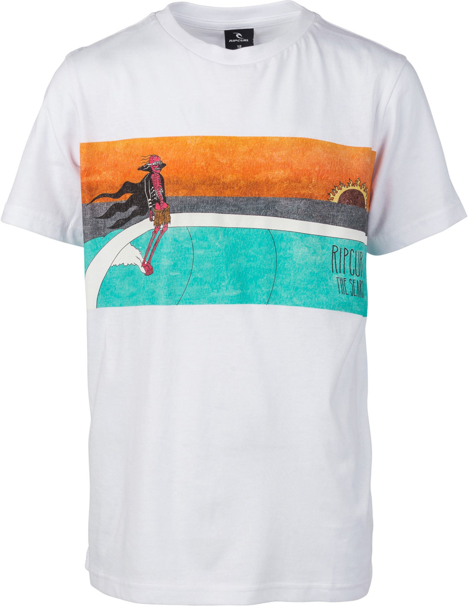 Rip Curl Dead Sled T-Shirt|Optical White 16 år