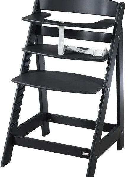 Roba Sit Up Flex Grow-Along Barnmatstol|Black