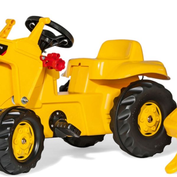 Rolly Toys Tramptraktor med Lastare och Släp CAT