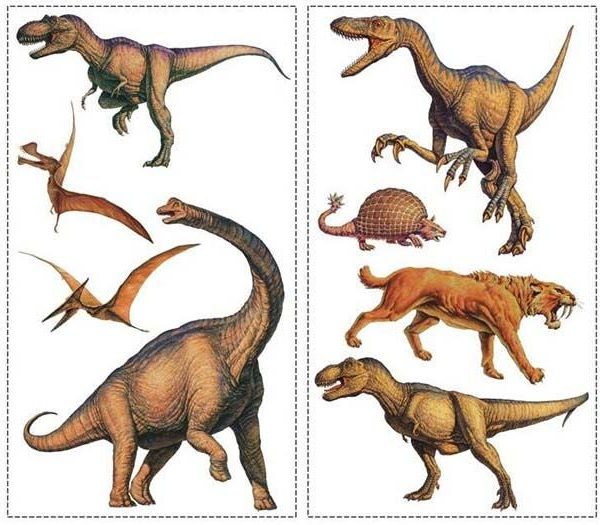 RoomMates Wallstickers Dinosaurs|