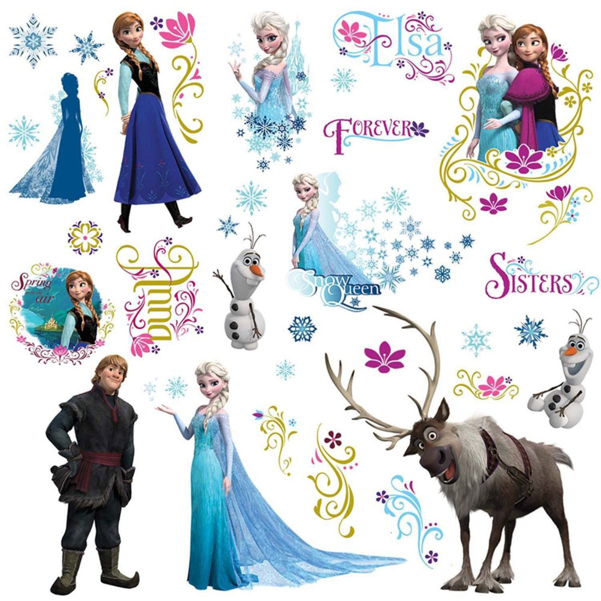 RoomMates Wallstickers Disney Frozen|