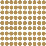 RoomMates Wallstickers Gold Confetti Dots|