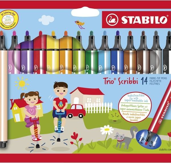 STABILO Filtspetspennor 14-pack