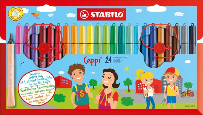 STABILO Filtspetspennor 24-pack