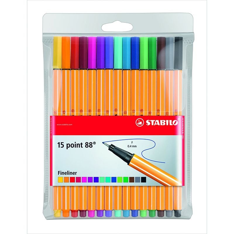 STABILO Fineliner 15-pack