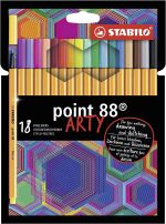 STABILO Fineliner Arty 18-pack|