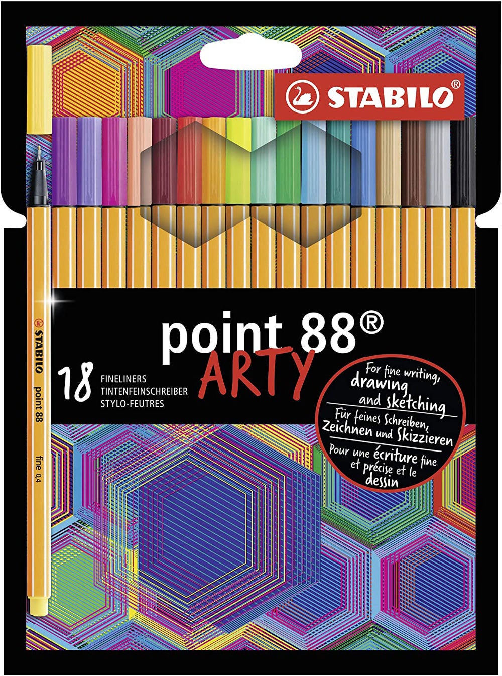 STABILO Fineliner Arty 18-pack|