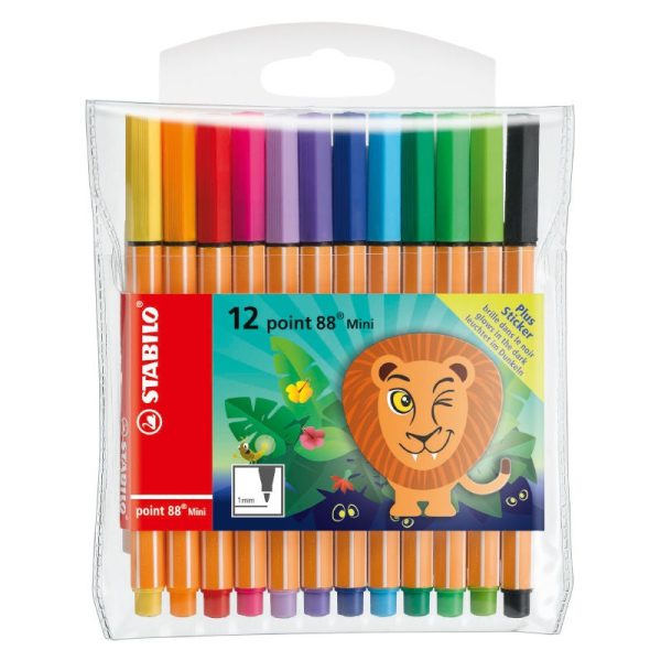 STABILO Fineliner Mini 12-pack