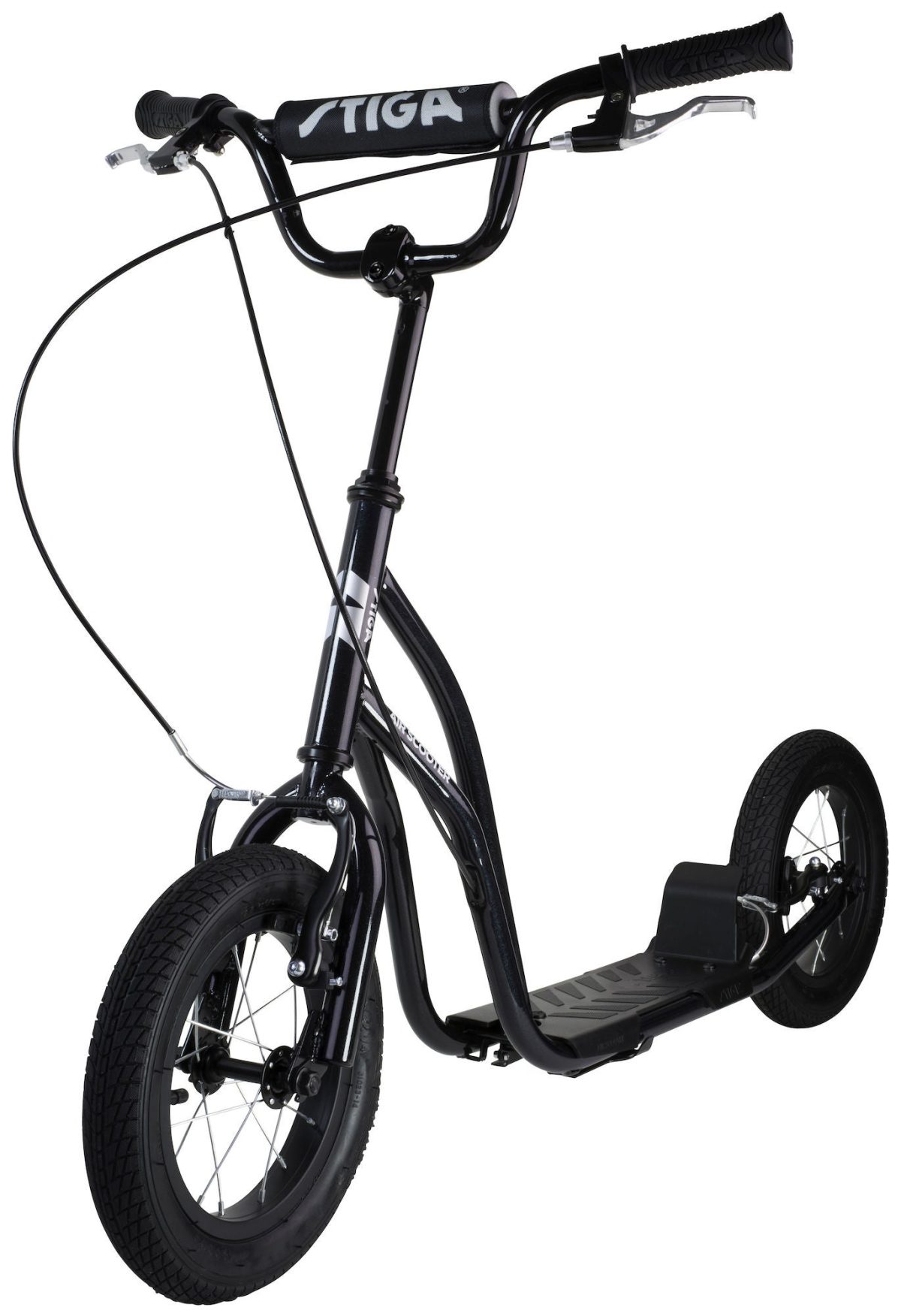 STIGA Air Scooter Sparkcykel 12 tum|Svart