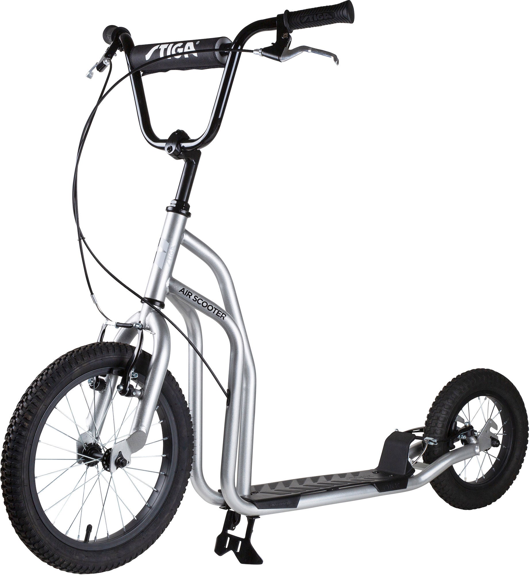 STIGA Air Scooter Sparkcykel 16 tum|Silver