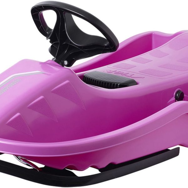 STIGA Styrpulka SnowPower med Broms|Rosa