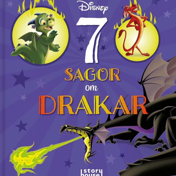 Sagobok- Disney 7 sagor om drakar