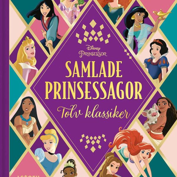 Sagobok Disney Prinsessor- Samlade prinsessagor 12 klassiker