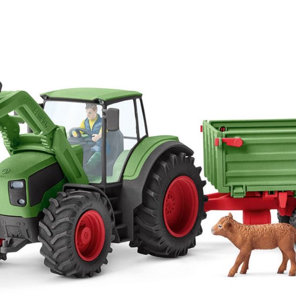 Schleich 42379 Traktor med Släp|