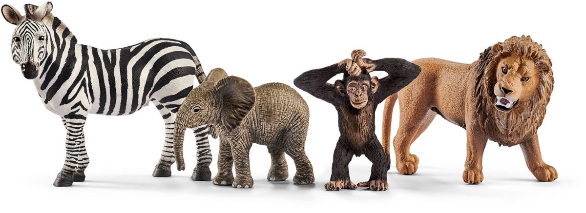 Schleich 42387 Vilda Djur 4-pack