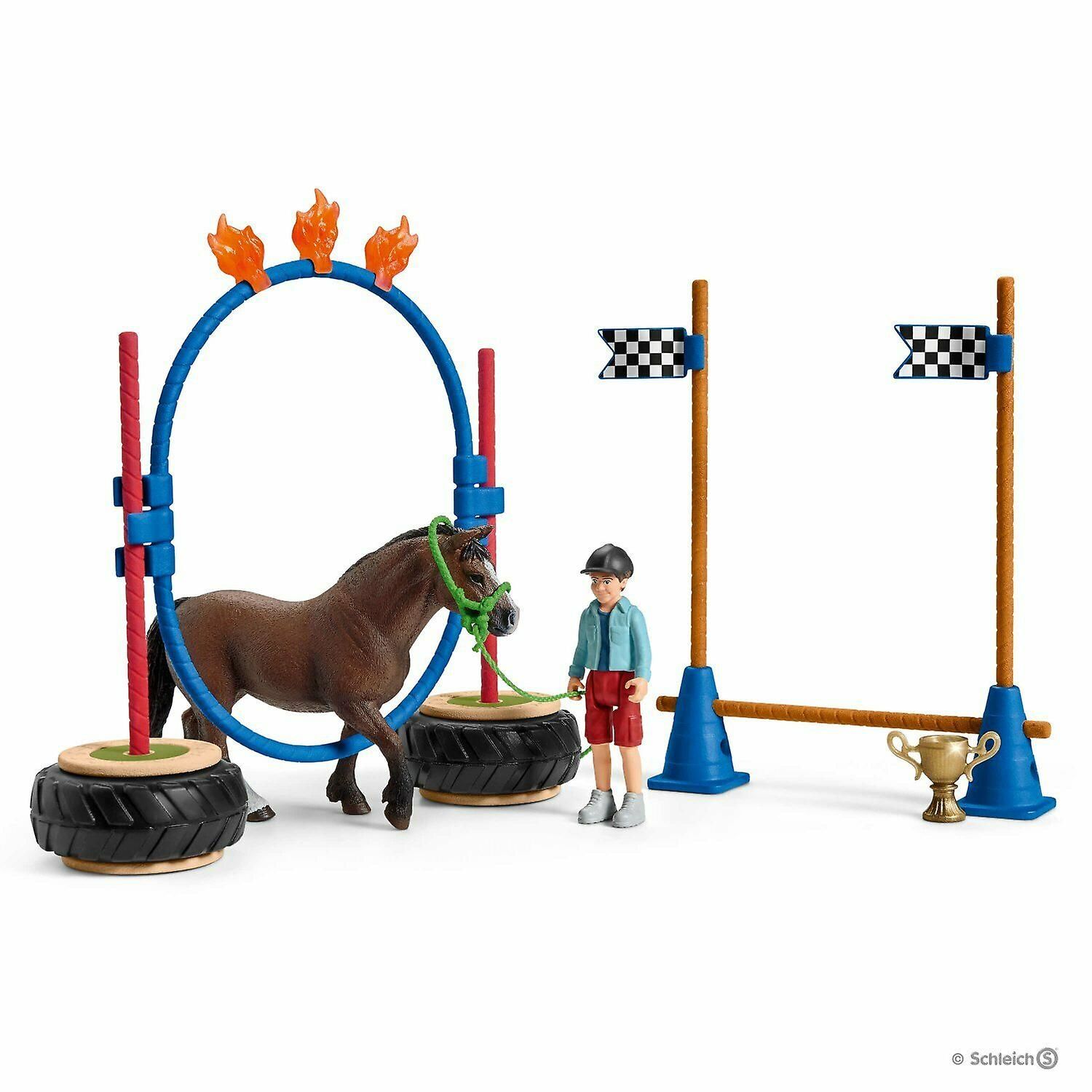 Schleich 42482 Ponny Agility Lopp|