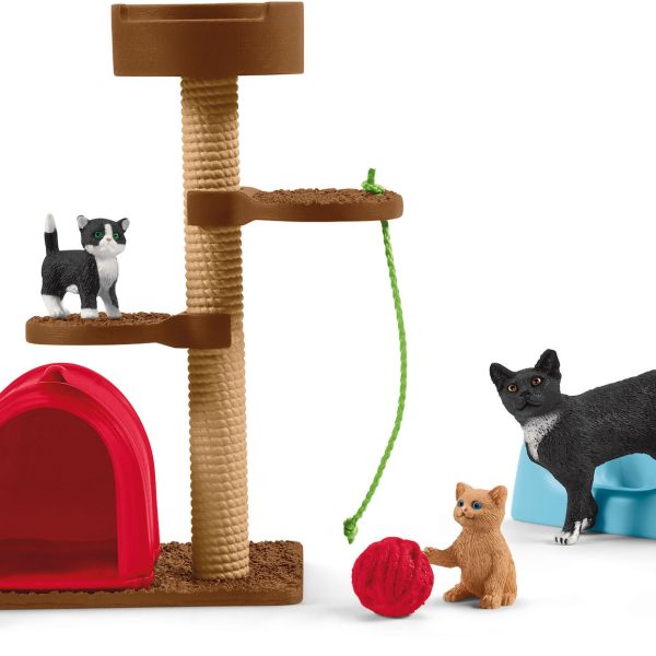 Schleich 42501 Katter Med Leksaker|