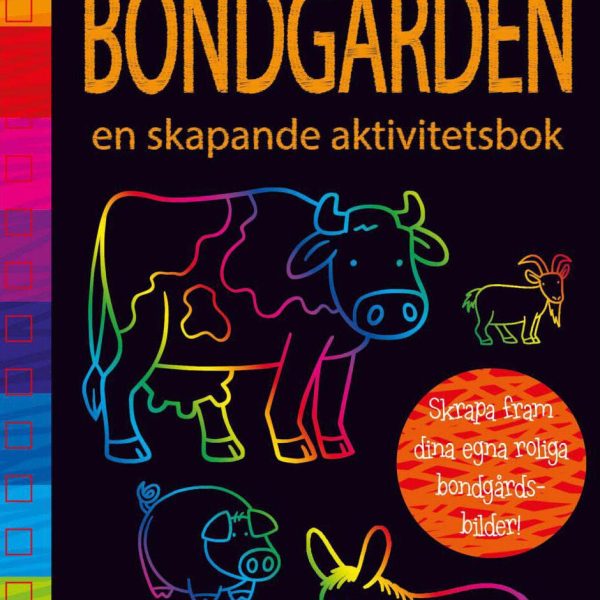 Skrapa Och Skapa Pysselbok Bondgården