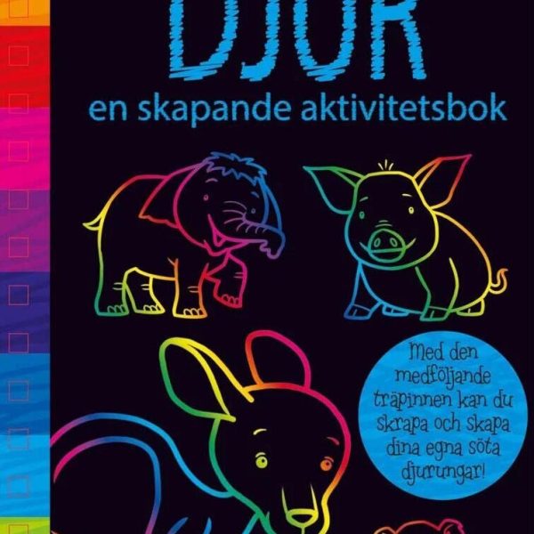 Skrapa Och Skapa Pysselbok Djur